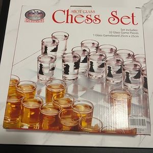 Shot glass chess set